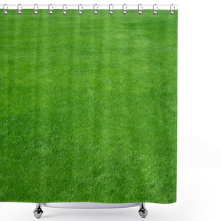 Personality  Green Grass Background Shower Curtains