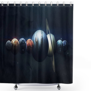Personality  Earth, Mars, And Others. Science Fiction Space Wallpaper, Incred Shower Curtains
