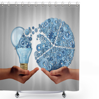 Personality  Investing In Ideas Shower Curtains