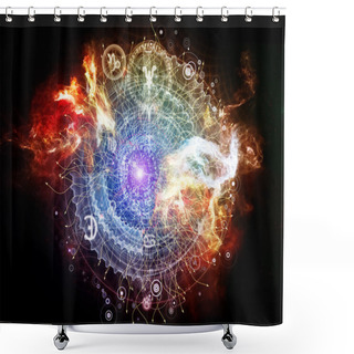 Personality  In Search Of Sacred Geometry Shower Curtains
