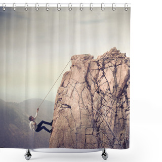 Personality  Climbing Shower Curtains