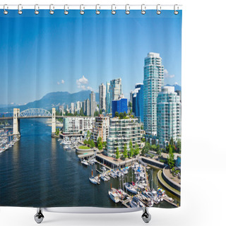 Personality  Beautiful View Of Vancouver, British Columbia, Canada Shower Curtains