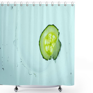 Personality  Fresh Cucumber Slice Shower Curtains