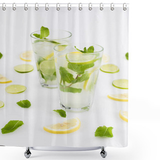 Personality  Refreshing Citrus Lemonades Shower Curtains