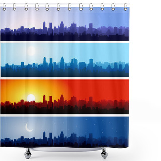 Personality  Cityscapes Shower Curtains
