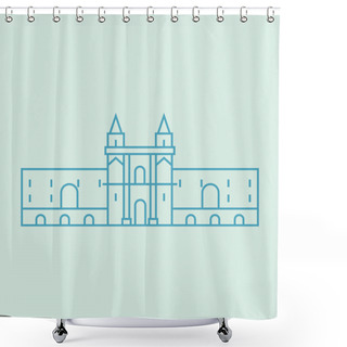 Personality  Quito Solid Vector Illustration Shower Curtains