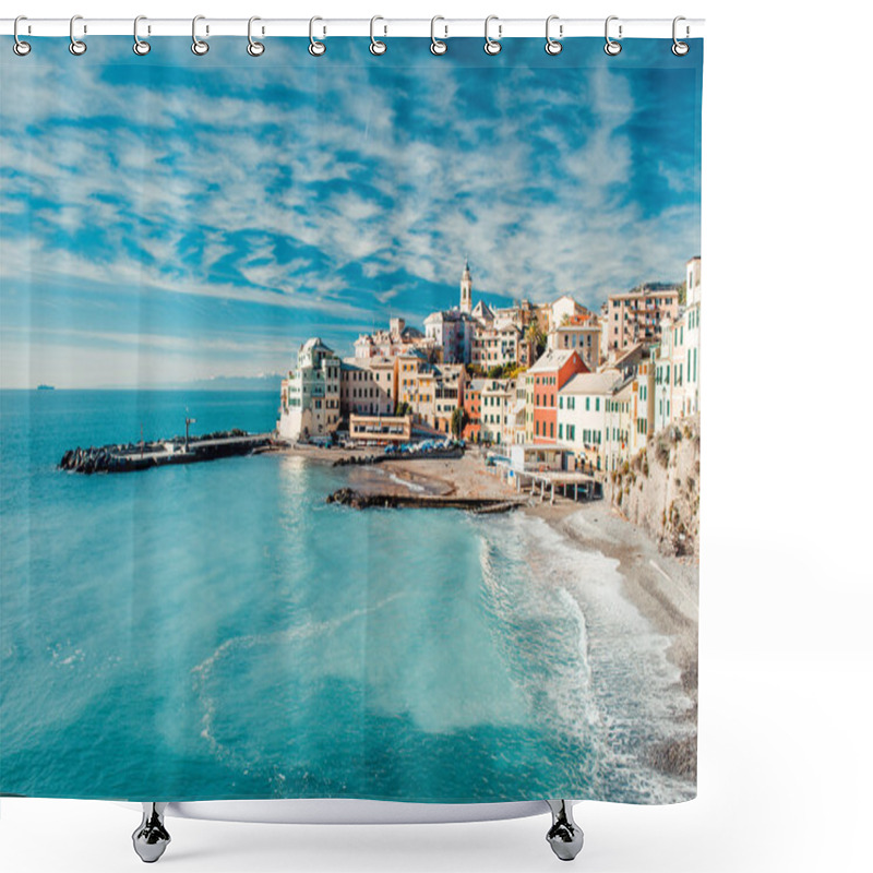 Personality  View Of Bogliasco. Shower Curtains