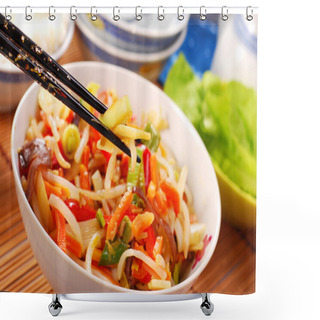 Personality  China Food Shower Curtains