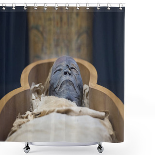 Personality  Egyptian Mummy Shower Curtains