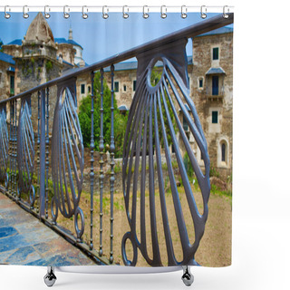 Personality  Samos Monastery By The Way Of Saint James Shower Curtains