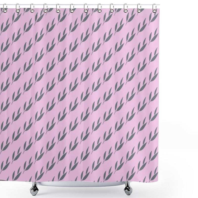 Personality  Abstract creative background with repeated shapes shower curtains