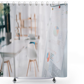 Personality  Flipchart With Business Infographics Shower Curtains