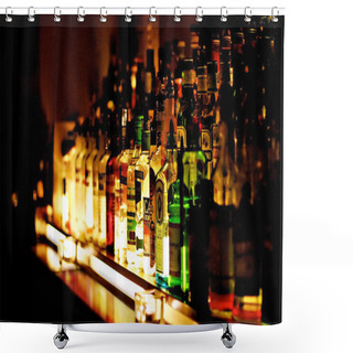 Personality  Bar Backoffice Shower Curtains