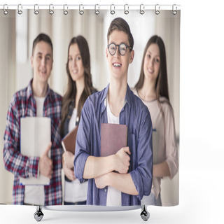 Personality  Students Shower Curtains