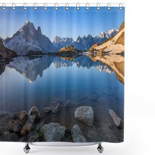 Personality  Lac Blanc, Graian Alps, France Shower Curtains