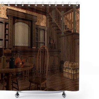 Personality  Old Wild West Saloon Shower Curtains