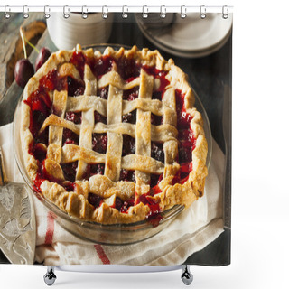 Personality  Delicious Homemade Cherry Pie Shower Curtains