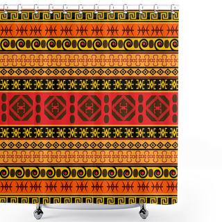 Personality  Traditional African Pattern Shower Curtains