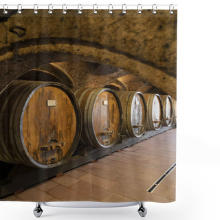Personality  Wine Cellar In Thallern Winer, Gumpoldskirchen Near Vienna, Lowe Shower Curtains