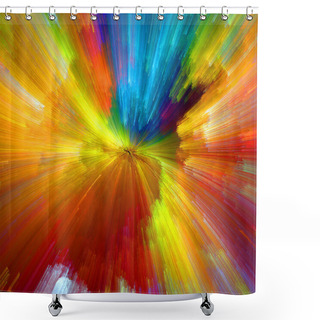 Personality  Realms Of Color Shower Curtains