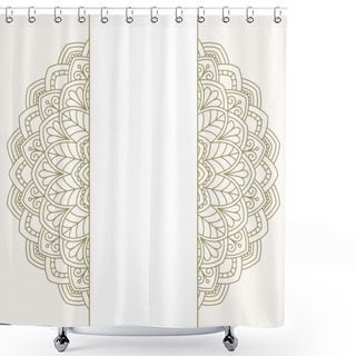 Personality  Floral Oriental Pattern. Shower Curtains