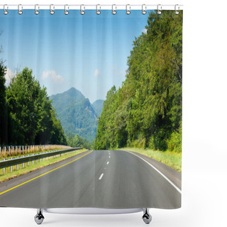 Personality  Country Road In North Carolina Shower Curtains