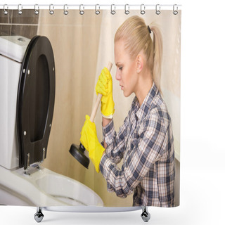 Personality  Plumbing Shower Curtains