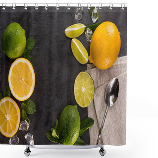 Personality  Mojito Cocktail Ingredients  Shower Curtains