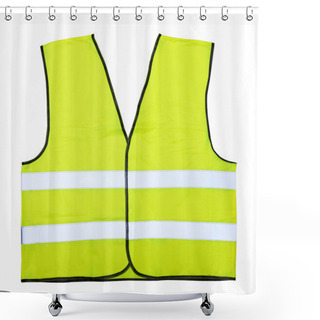 Personality  Yellow Vest Shower Curtains