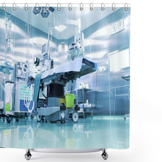 Personality  Operating Room With Modern Equipment. Shower Curtains