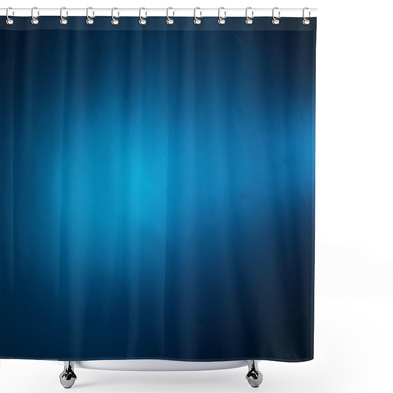 Personality  Blue background shower curtains