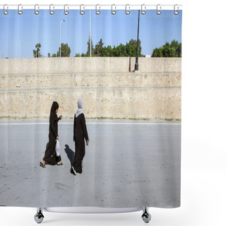 Personality  Muslim Women In Kairouan Shower Curtains