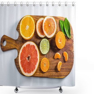 Personality  Fresh Citrus Fruits Shower Curtains