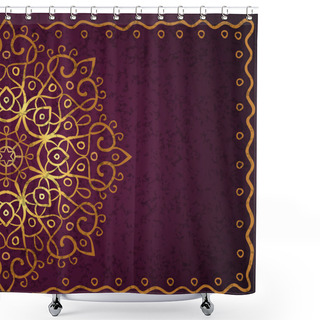 Personality  Ethnic Retro Background Shower Curtains