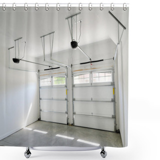 Personality  Garage Interior Shower Curtains