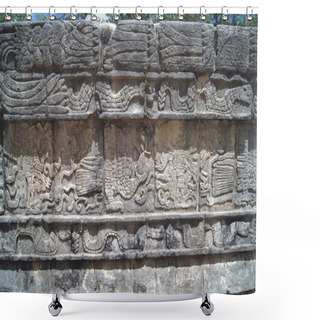 Personality  Mayan Ruins In Chichen Itza, Mexico Shower Curtains