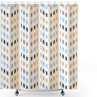 Personality  Fashion Abstract Chevron Pattern Shower Curtains
