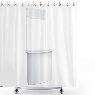 Personality  Promotion Counter, Retail Trade Stand Shower Curtains