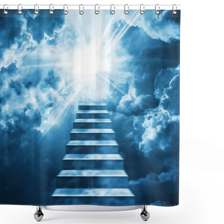 Personality  Stairs To Heaven Shower Curtains