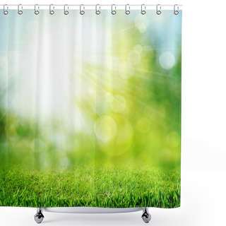 Personality  Under The Bright Sun. Abstract Natural Backgrounds Shower Curtains