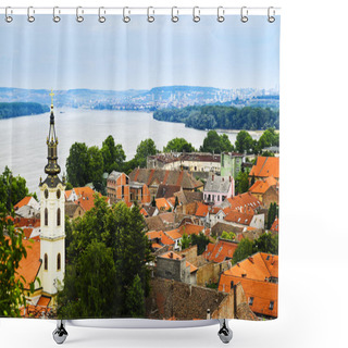 Personality  Zemun Rooftops In Belgrade Shower Curtains