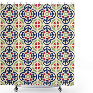 Personality  Retro Royal Seamless Background. Shower Curtains