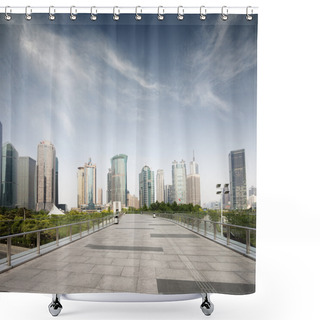 Personality  View Of The Architecture Of The City Shower Curtains