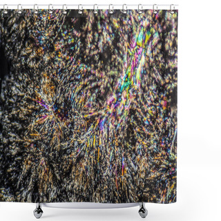 Personality  Microscopic Loperamide Crystals Shower Curtains