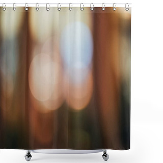 Personality  Creative Vibrant Blurred Abstract Background Shower Curtains