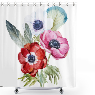 Personality  Anemones Shower Curtains