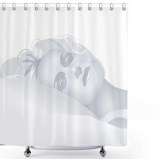 Personality  Greylady Shower Curtains
