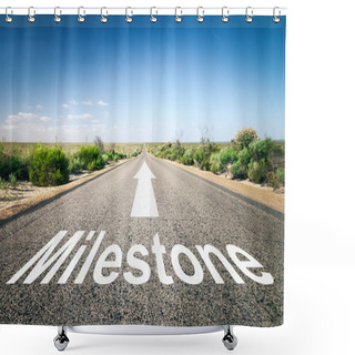 Personality  Road To Horizon Shower Curtains