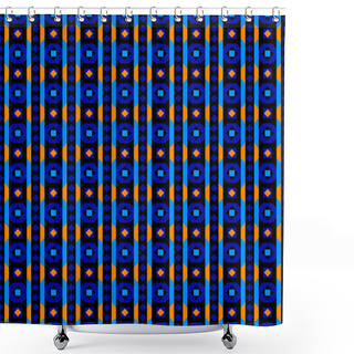 Personality  Ethnic Stripes Pattern Shower Curtains