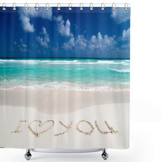 Personality  Sea Beach Shower Curtains